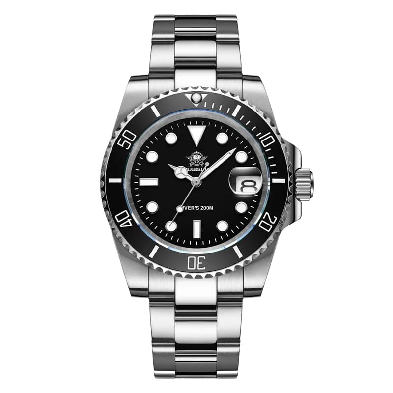 ADDIESDIVE montre en acier inoxydable montre à Quartz de loisirs d'affaires européennes et américaines pour hommes montre de sport de plein air étanche — 10/10