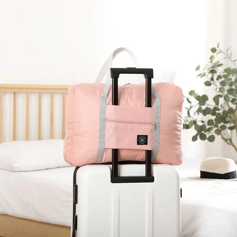 Sac de voyage pliable pour compagnie aérienne, sac à main pour femmes et filles, léger, grande capacité, sport, week-end, voyage de nuit — 7/8