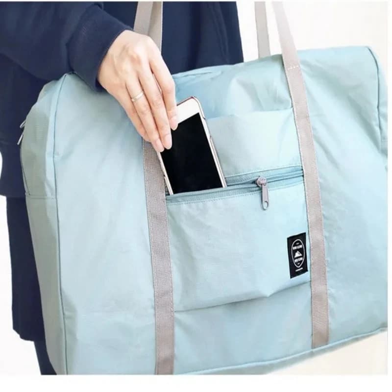 Sac de voyage pliable pour compagnie aérienne, sac à main pour femmes et filles, léger, grande capacité, sport, week-end, voyage de nuit — 4/8