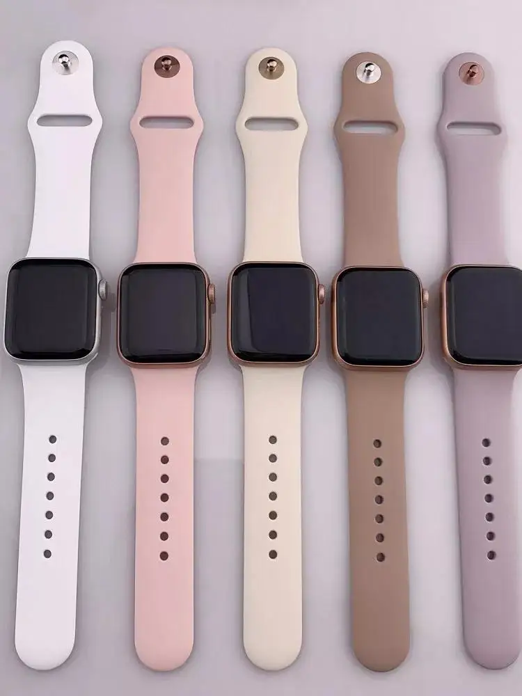 Bracelet en silicone pour Apple Watch, 45 mm, 46 mm, 44 mm, 41 mm, 40 mm, 42 mm, bracelet de sport, iWatch Series 12, 11, 10, SE, 9, 8, Ultra, 4, 3. — 2/10