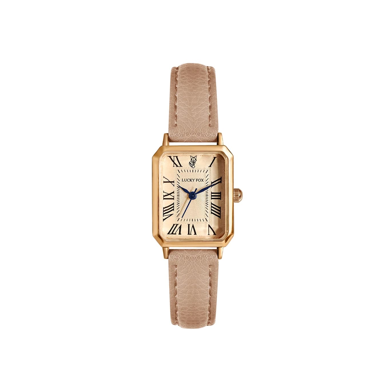 Montres décontractées à cadran numérique rétro pour femmes, bracelet en cuir carré, horloge à la mode, montre-bracelet à quartz, cadeau — 8/10