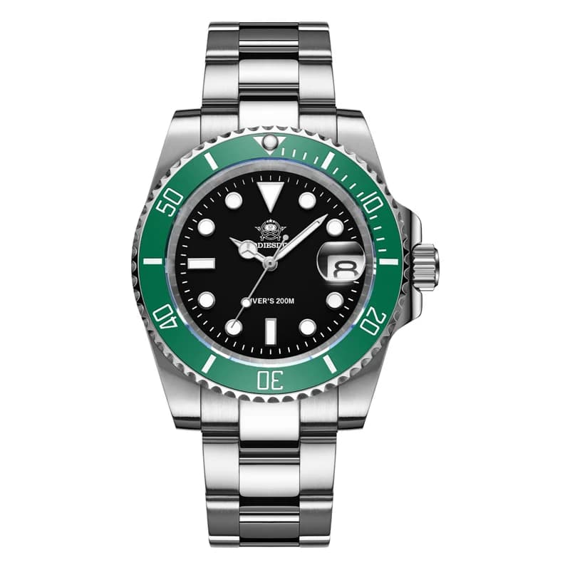 ADDIESDIVE montre en acier inoxydable montre à Quartz de loisirs d'affaires européennes et américaines pour hommes montre de sport de plein air étanche — 9/10