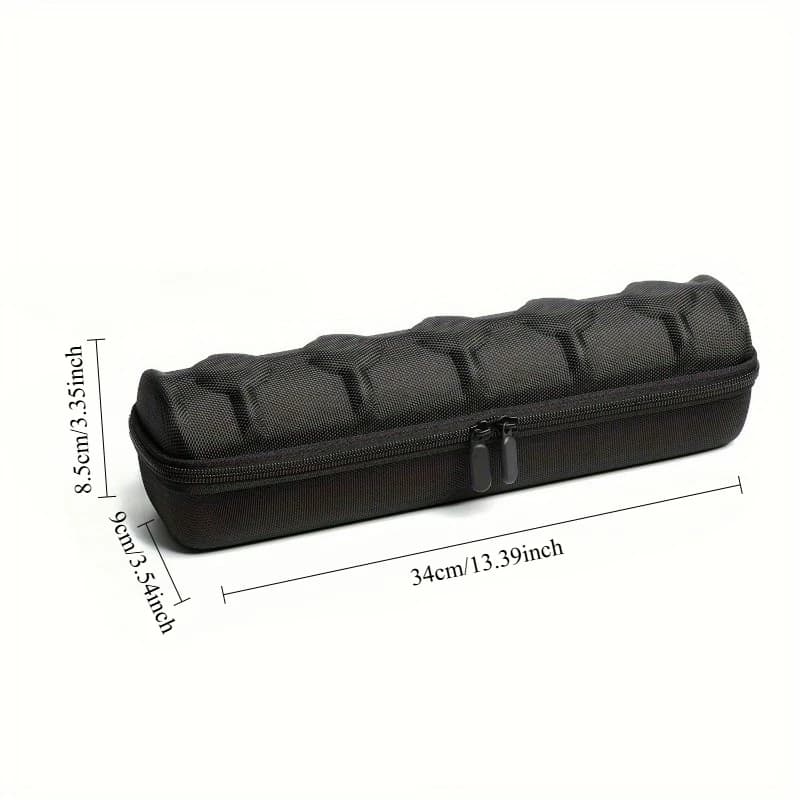1 boîte à montres à 5 compartiments |   Organiseur de voyage à coque rigide avec insert d'oreiller - Prêt à offrir (Noir), Convient pour le rangement de montres intelligentes — 4/7