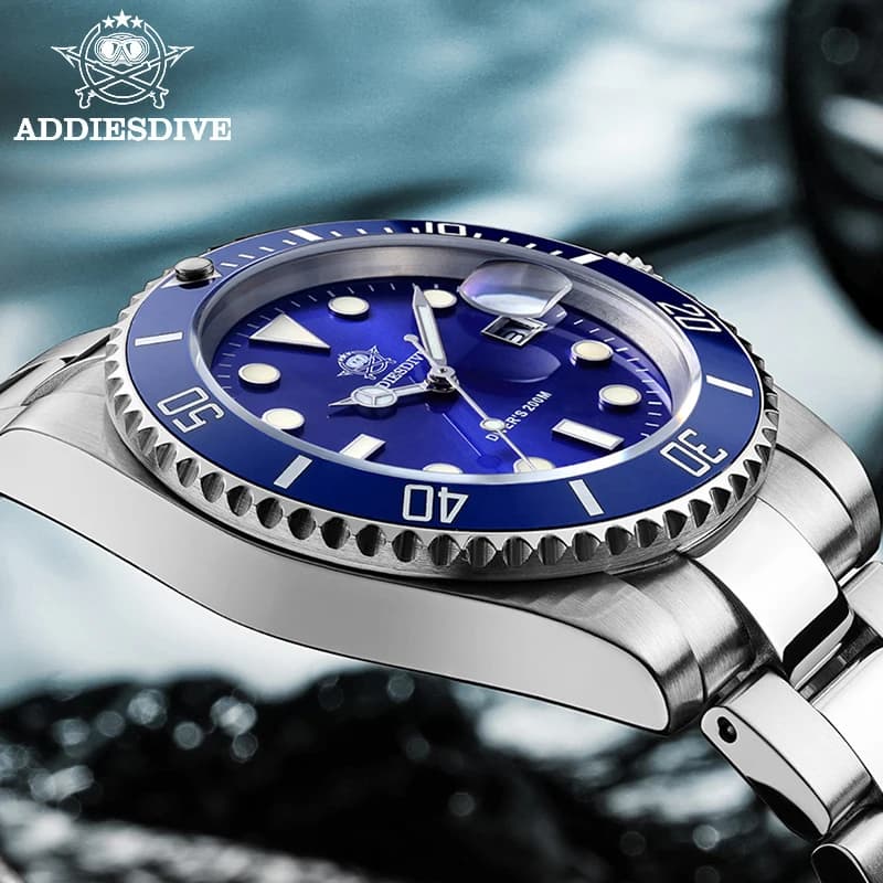 ADDIESDIVE montre en acier inoxydable montre à Quartz de loisirs d'affaires européennes et américaines pour hommes montre de sport de plein air étanche — 5/10