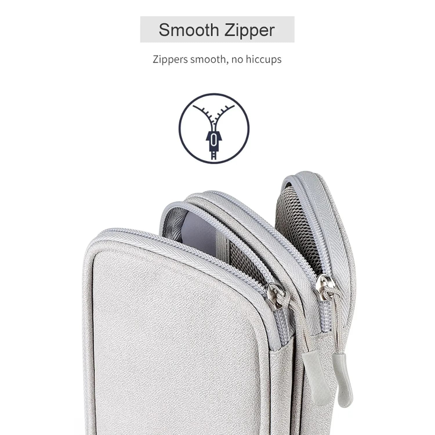 Sac de rangement pour câbles de données, étui de transport Portable étanche, sac de rangement de voyage pour cordon de câble, chargeur USB — 4/10
