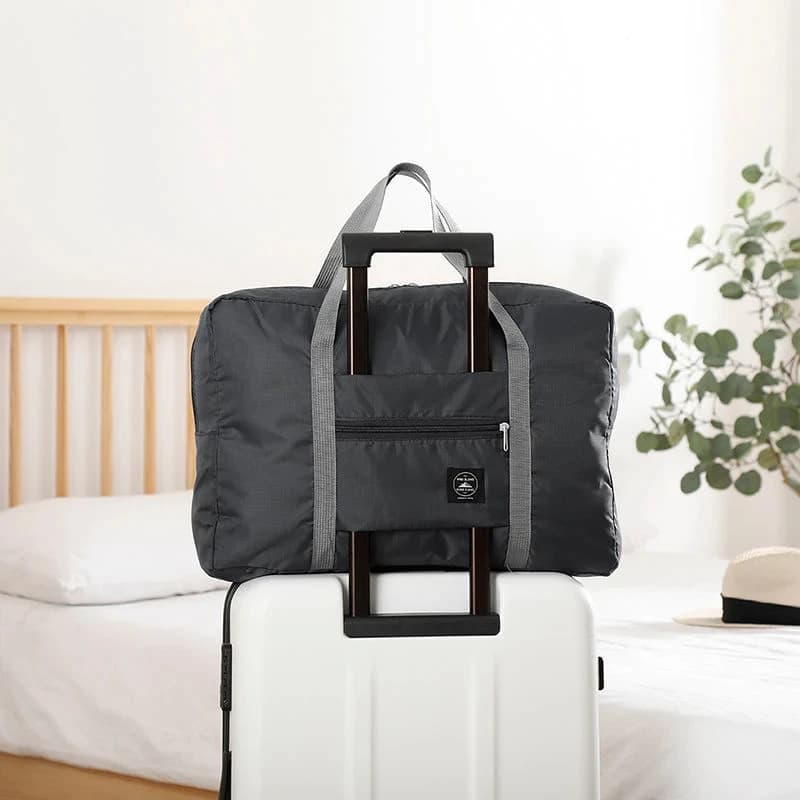 Sac de voyage pliable pour compagnie aérienne, sac à main pour femmes et filles, léger, grande capacité, sport, week-end, voyage de nuit — 8/8