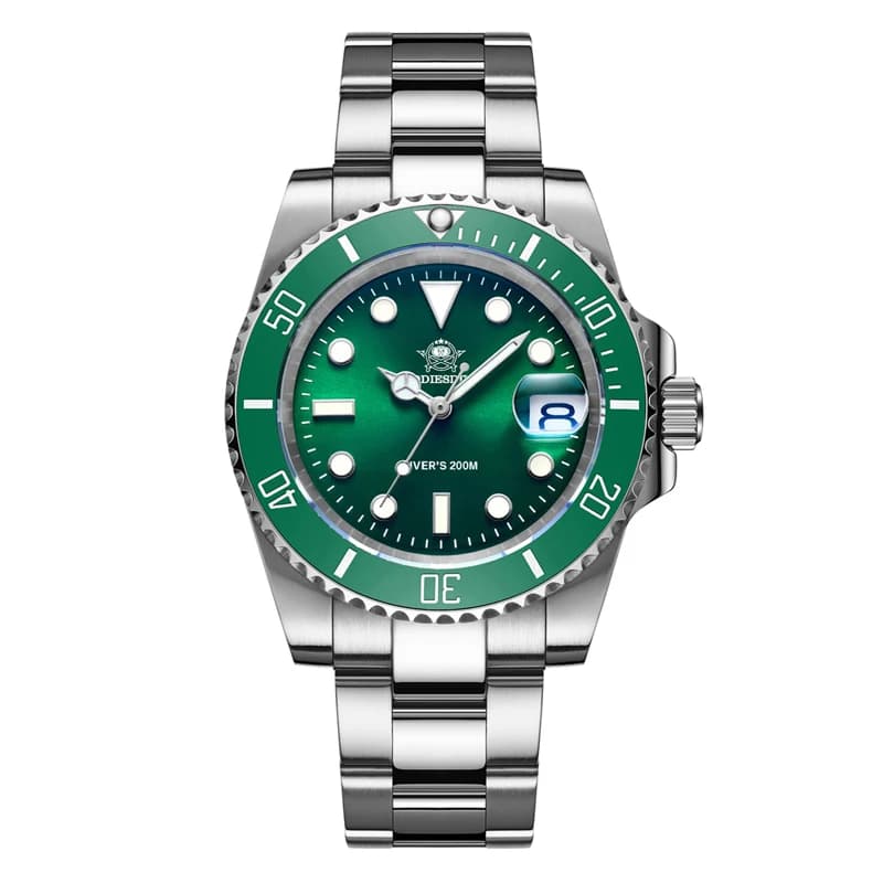 ADDIESDIVE montre en acier inoxydable montre à Quartz de loisirs d'affaires européennes et américaines pour hommes montre de sport de plein air étanche — 8/10