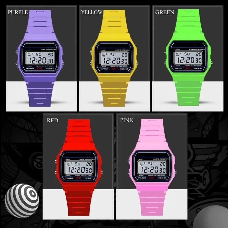 Montre de Sport militaire analogique numérique de luxe pour hommes montre-Bracelet étanche LED pour enfants et femmes avec Bracelet alarme — 5/10