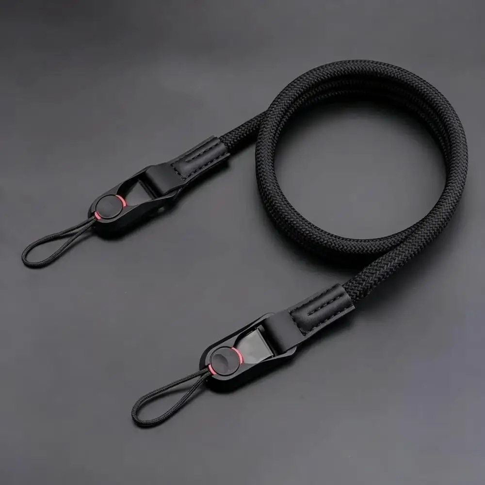 Sangle d'appareil photo à corde ronde à dégagement rapide, sangle d'épaule détachable rapide pour appareil photo DSLR sans miroir, sangle de cou réglable — 5/8