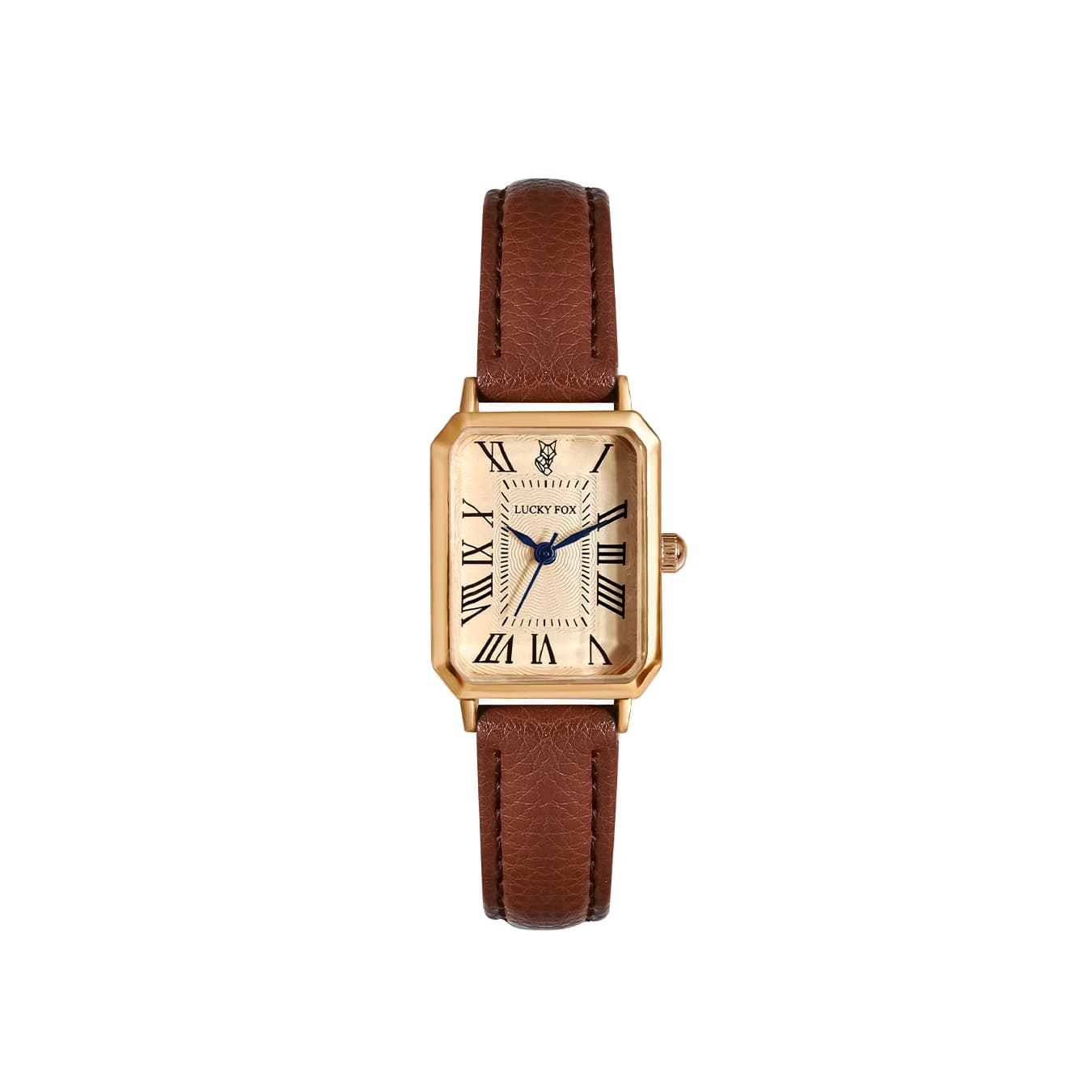 Montres décontractées à cadran numérique rétro pour femmes, bracelet en cuir carré, horloge à la mode, montre-bracelet à quartz, cadeau — 7/10