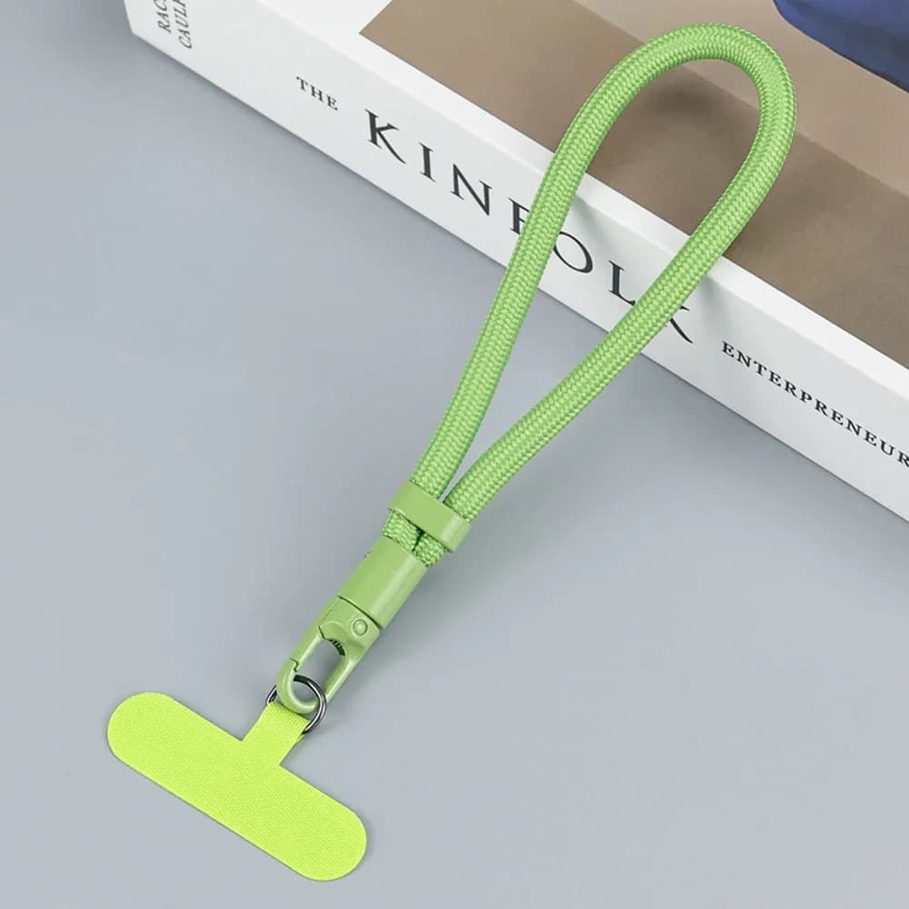 Lanière de téléphone portable universelle réglable, dragonne courte avec conception Anti-chute autobloquante, sangle de téléphone en Polyester Durable — 10/10