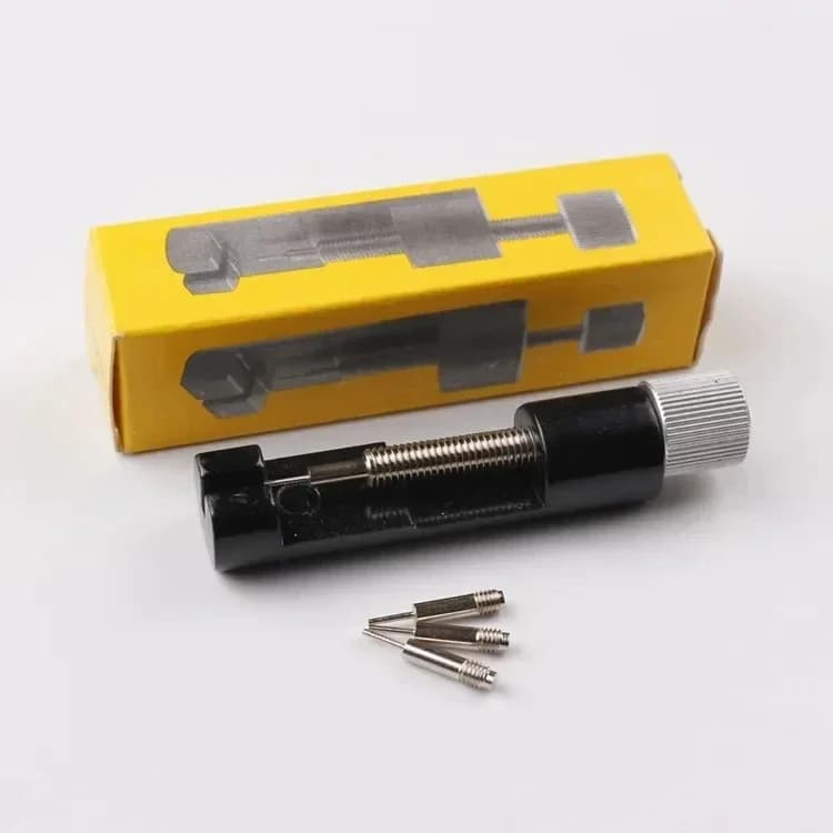 Outil de réglage du Bracelet de montre, outil de réparation de montre avec goupille de montre, outil de goupille de lien de Bracelet, dissolvant facile à retirer, réglage — 8/10