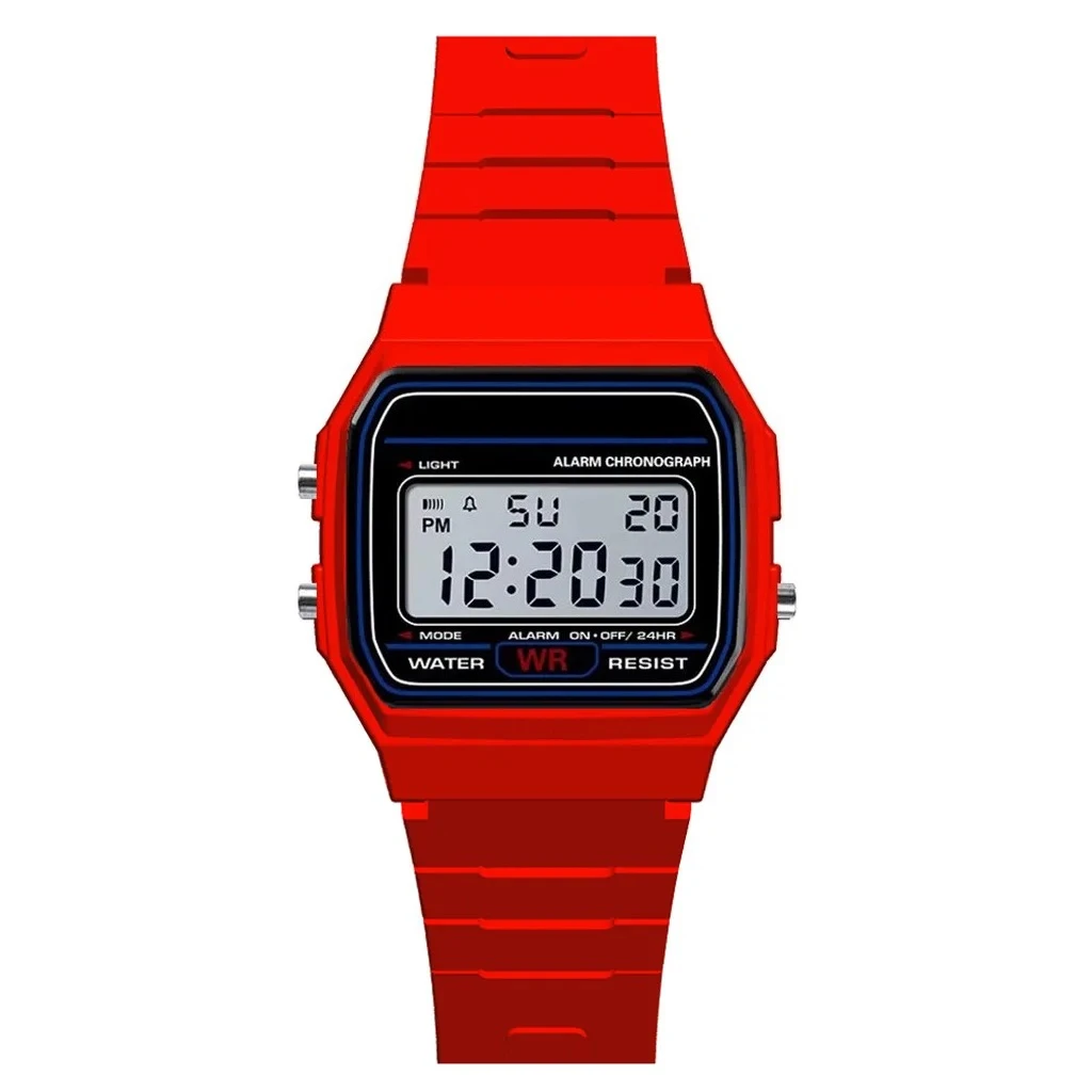 Montre de Sport militaire analogique numérique de luxe pour hommes montre-Bracelet étanche LED pour enfants et femmes avec Bracelet alarme — 10/10
