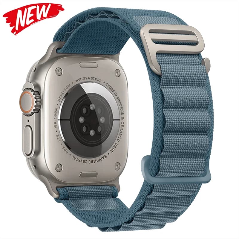 bracelet montre apple watch Bracelet Alpine pour Bracelet de montre Apple Ultra 2 3 Bracelet de montre 45mm 49mm 42mm 46mm 44mm 41mm 40mm Bracelet Iwatch série 11 9 8 7 SE 10 — 9/10
