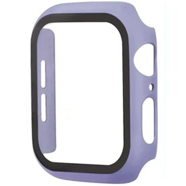 Verre + Coque pour Apple Watch 10 9 8 7 6 SE 5, accessoire iWatch, protection d'écran, iWatch Series 46mm 44mm 40mm 41 45mm 38 42mm — 8/10