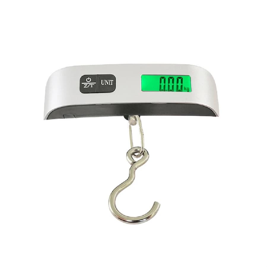 Balance Portable affichage numérique LCD 110lb/50kg bagages électroniques suspendus valise voyage pèse sac à bagages outils d'équilibre de poids — 8/8