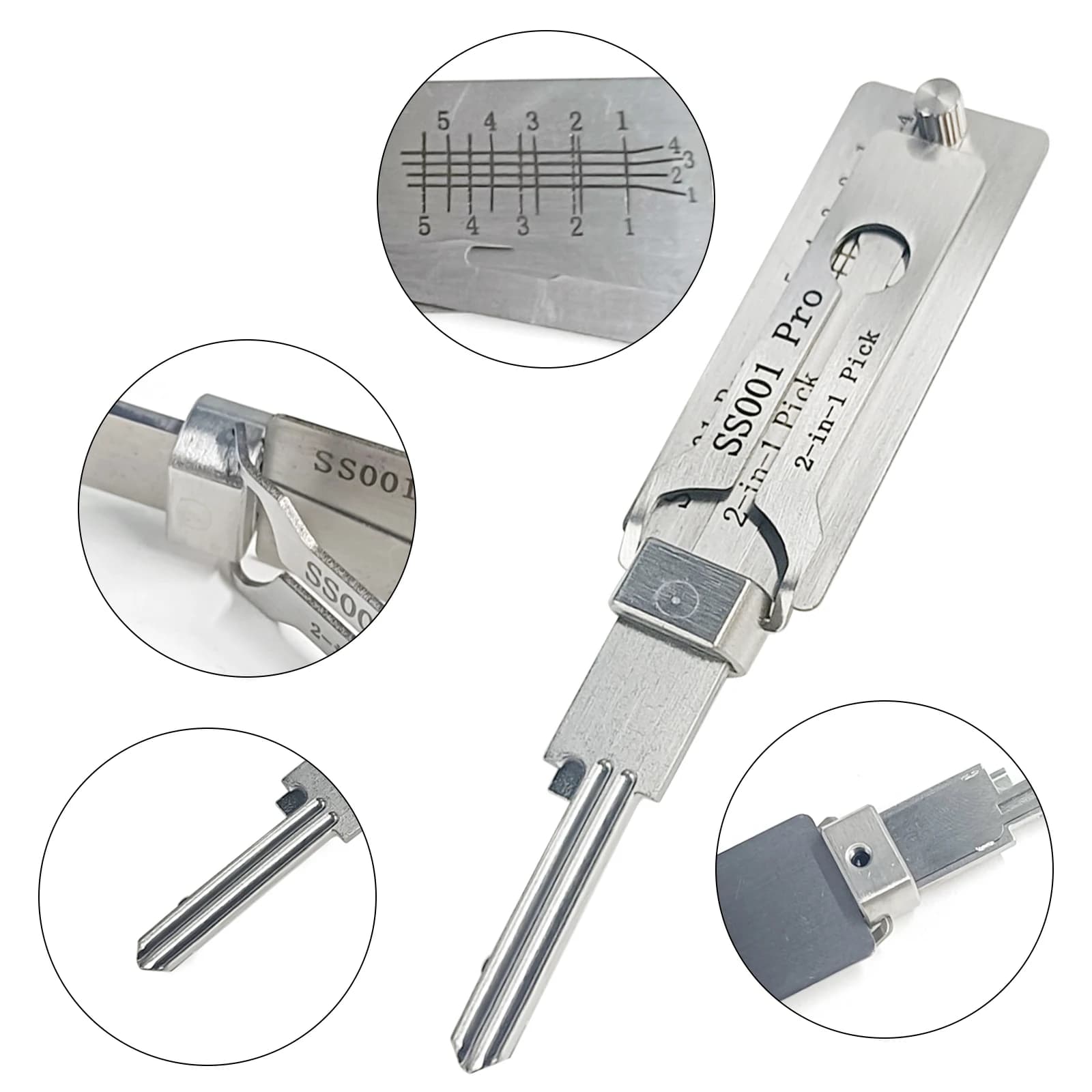 Kit de ramassage de joints toriques en acier inoxydable SS001pro, outil de précision, outil manuel de réparation et d'entretien — 5/7